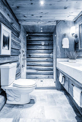Baño cabaña de convivencia