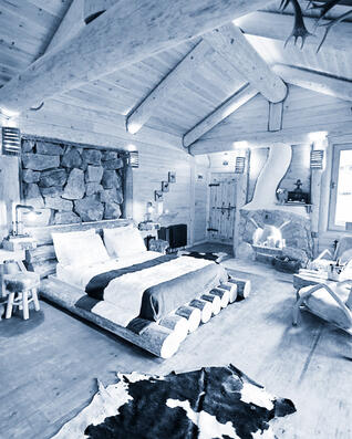 Habitación cabaña de convivencia